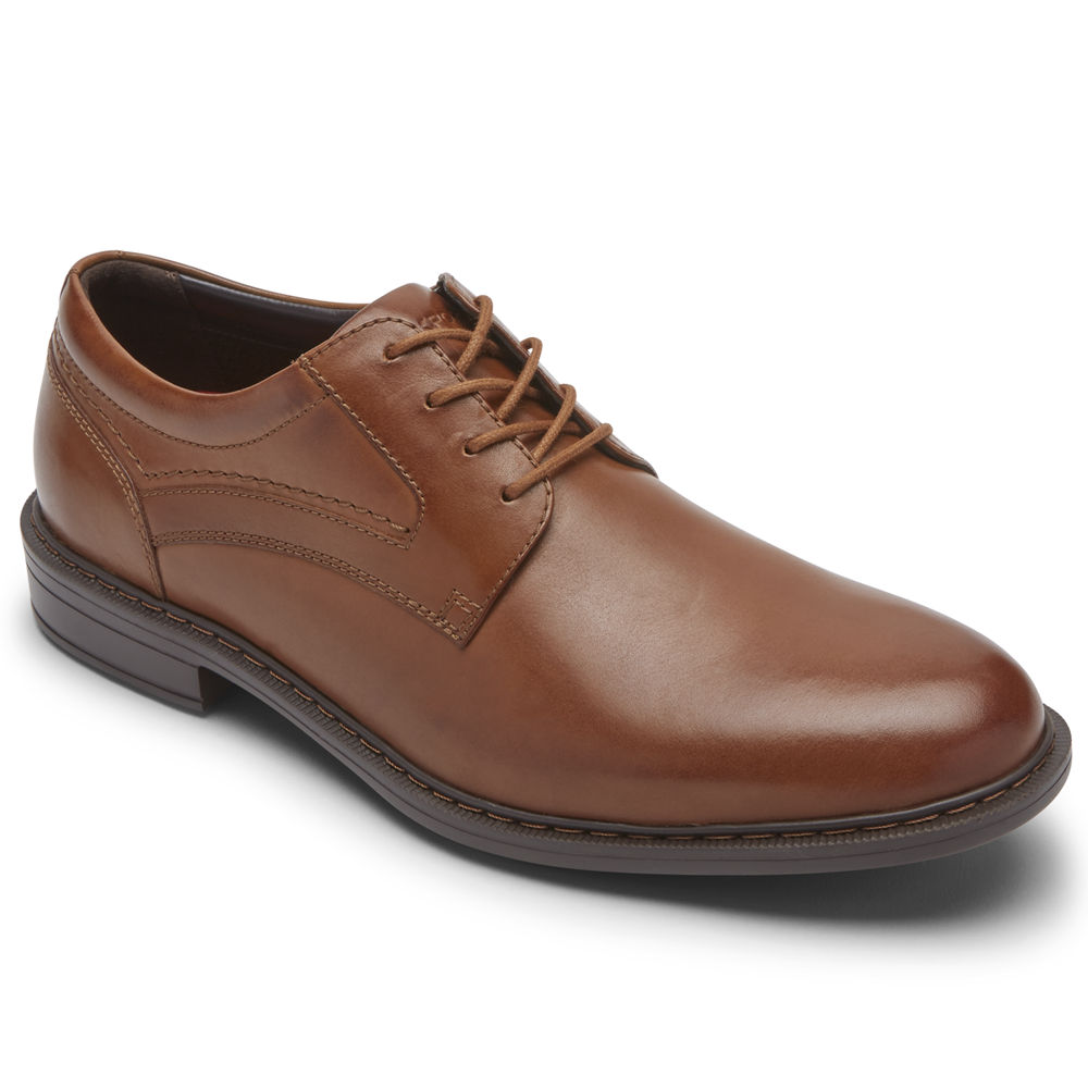 Oxfords Rockport Homem Marrom - Parsons Plain Toe - 85031VMTO